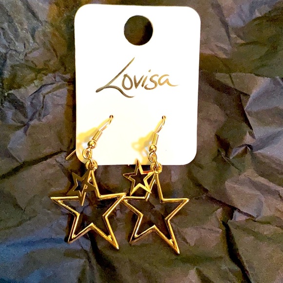 Jewelry - ♥️Gold Star Earrings